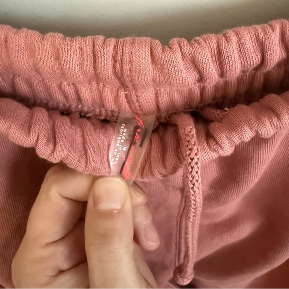 NWOT Free People Movement FP Movement All Star Solid Pants Medium Pink - Picture 8 of 9